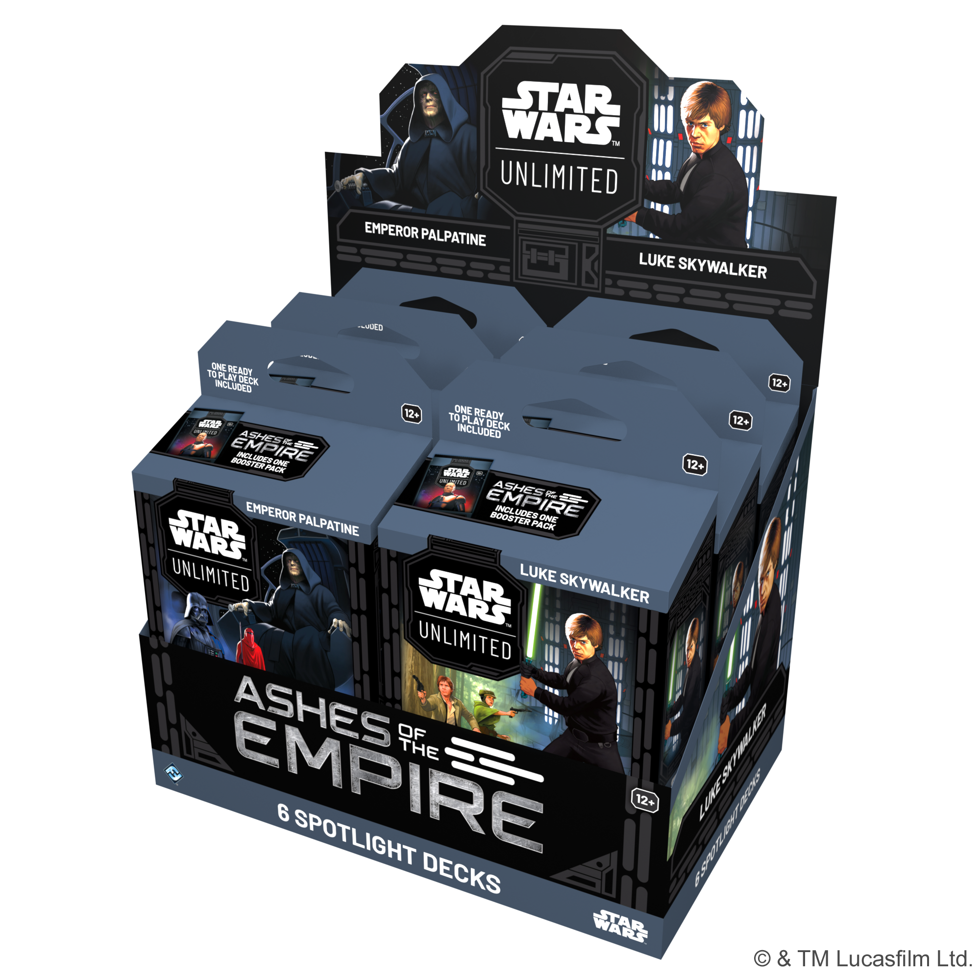 Star Wars Unlimited: Ashes of the Empire - Spotlight Deck Display