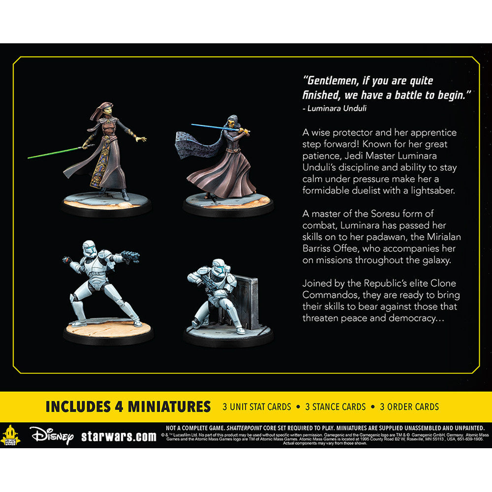 Star Wars Shatterpoint: Plans and Preparation - General Luminara Unduli Squad Pack