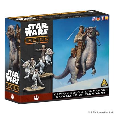 Star Wars Legion: Captain Solo & Commander Skywalker on Tauntauns