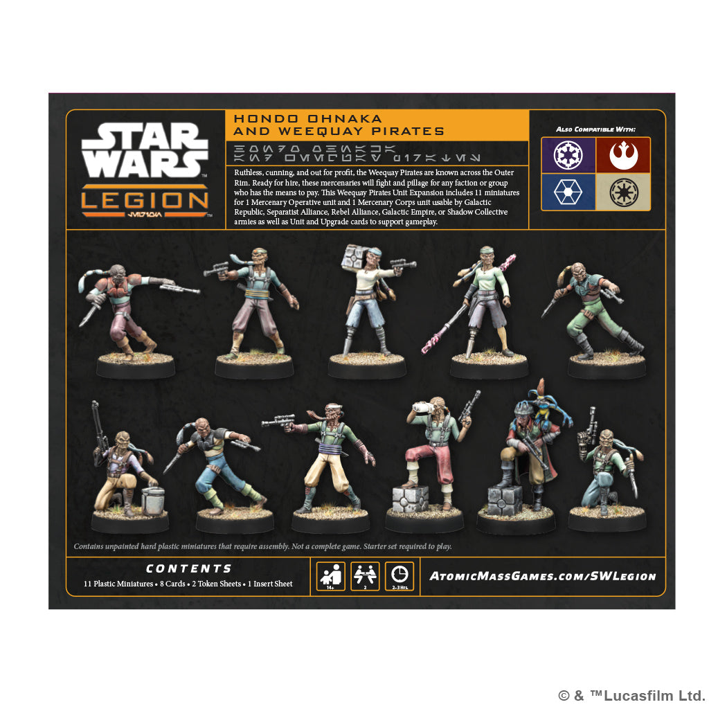 Star Wars: Legion - Hondo Ohnaka & Weequay Pirates