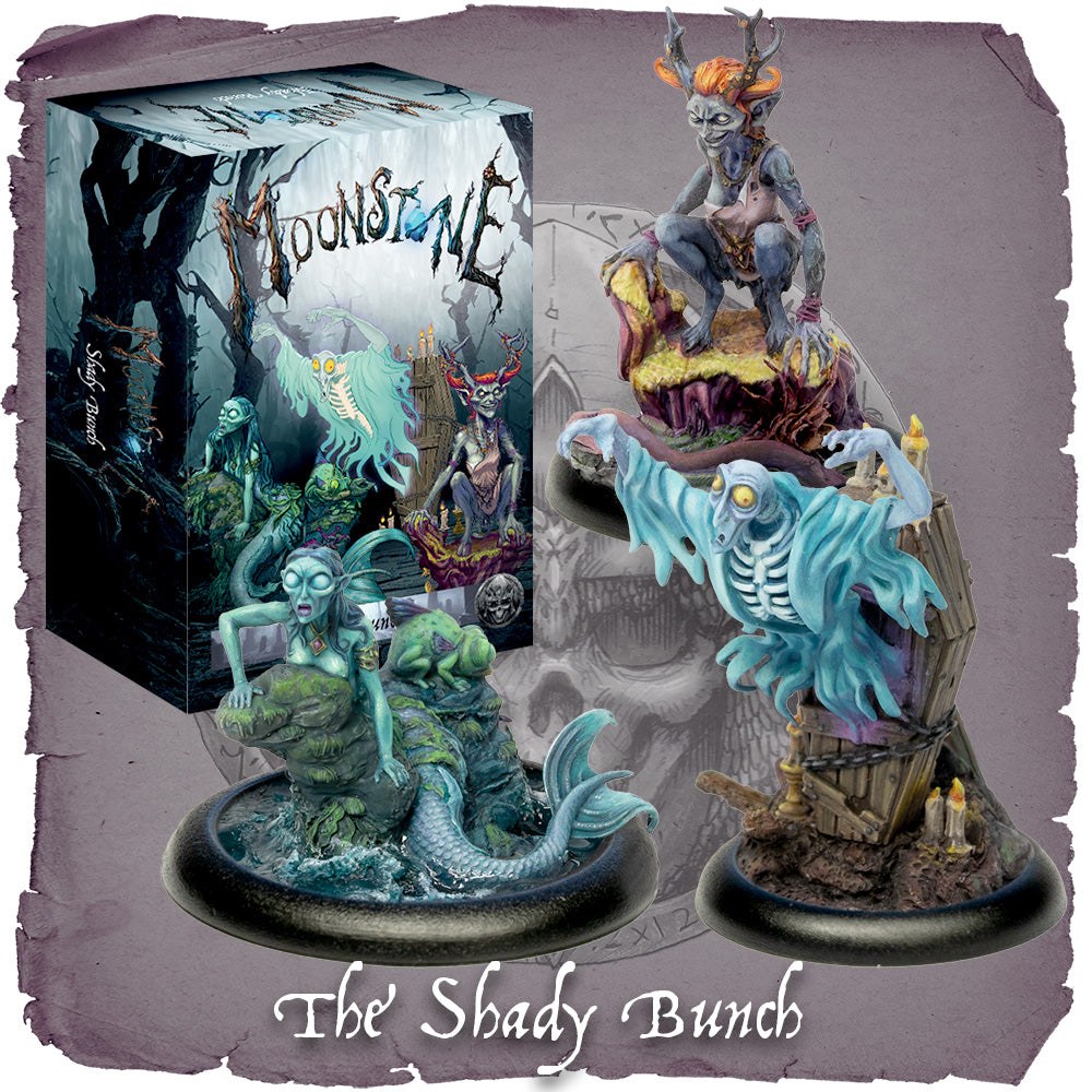 The Shady Bunch, a Moonstone Shades troupe box from Goblin King Games