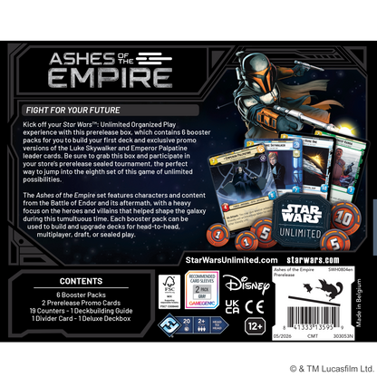 Star Wars Unlimited: Ashes of the Empire - Prerelease Box