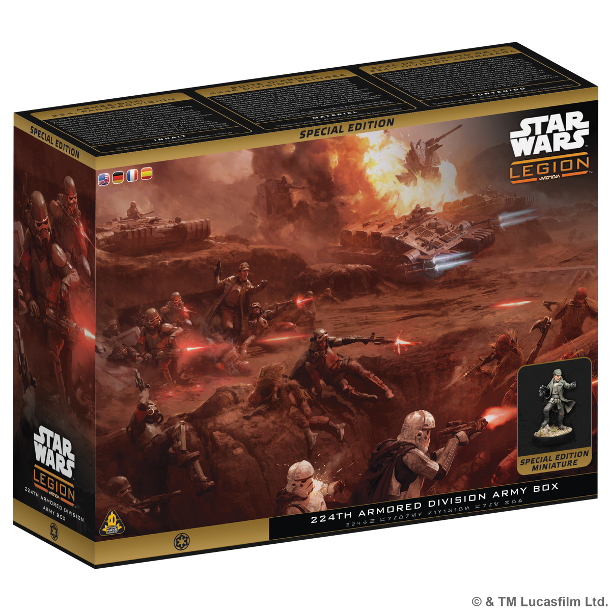 Star Wars Legion: Mimban 224th Mudtrooper Special Edition Army Box