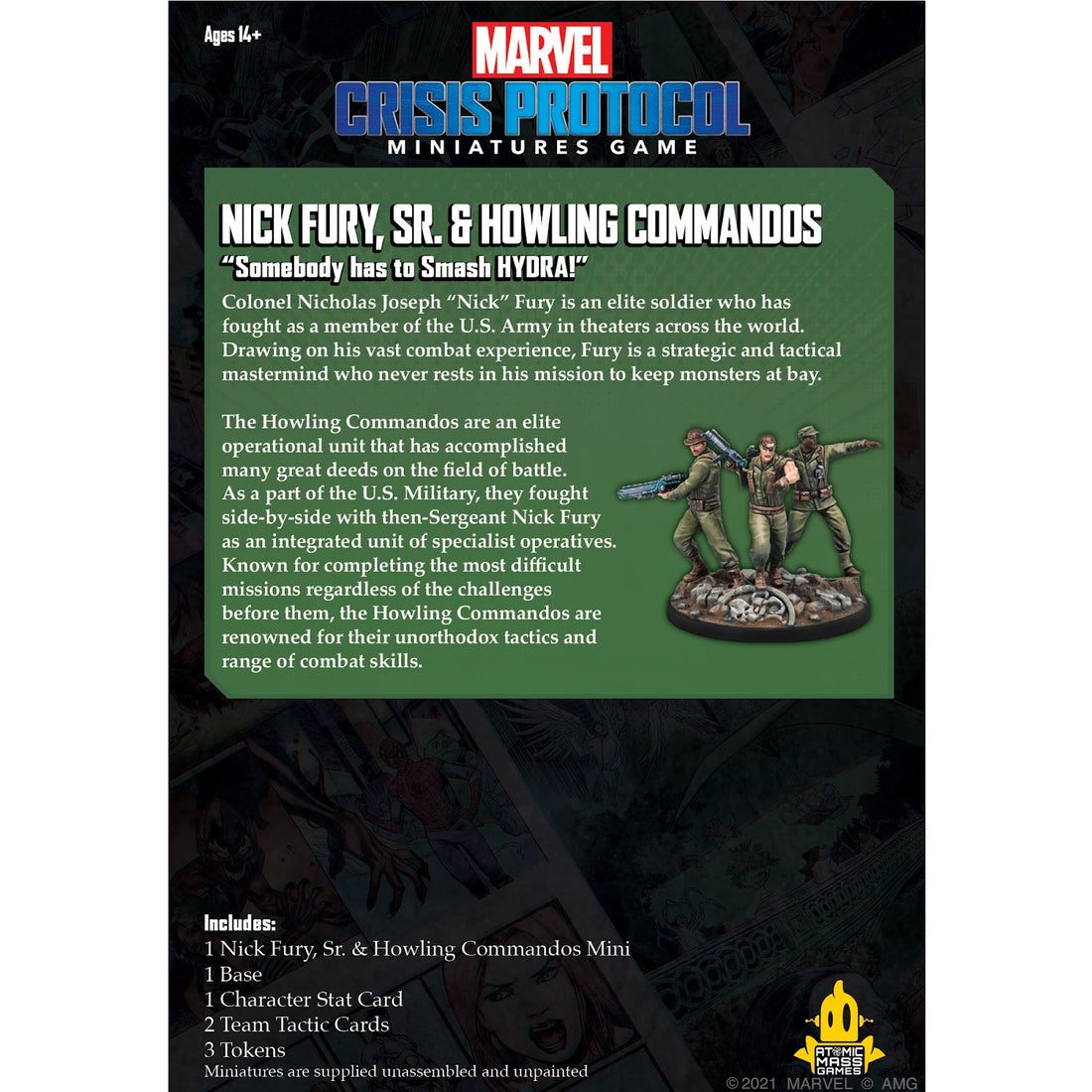 Marvel Crisis Protocol: Nick Fury, Sr. &amp; Howling Commandos