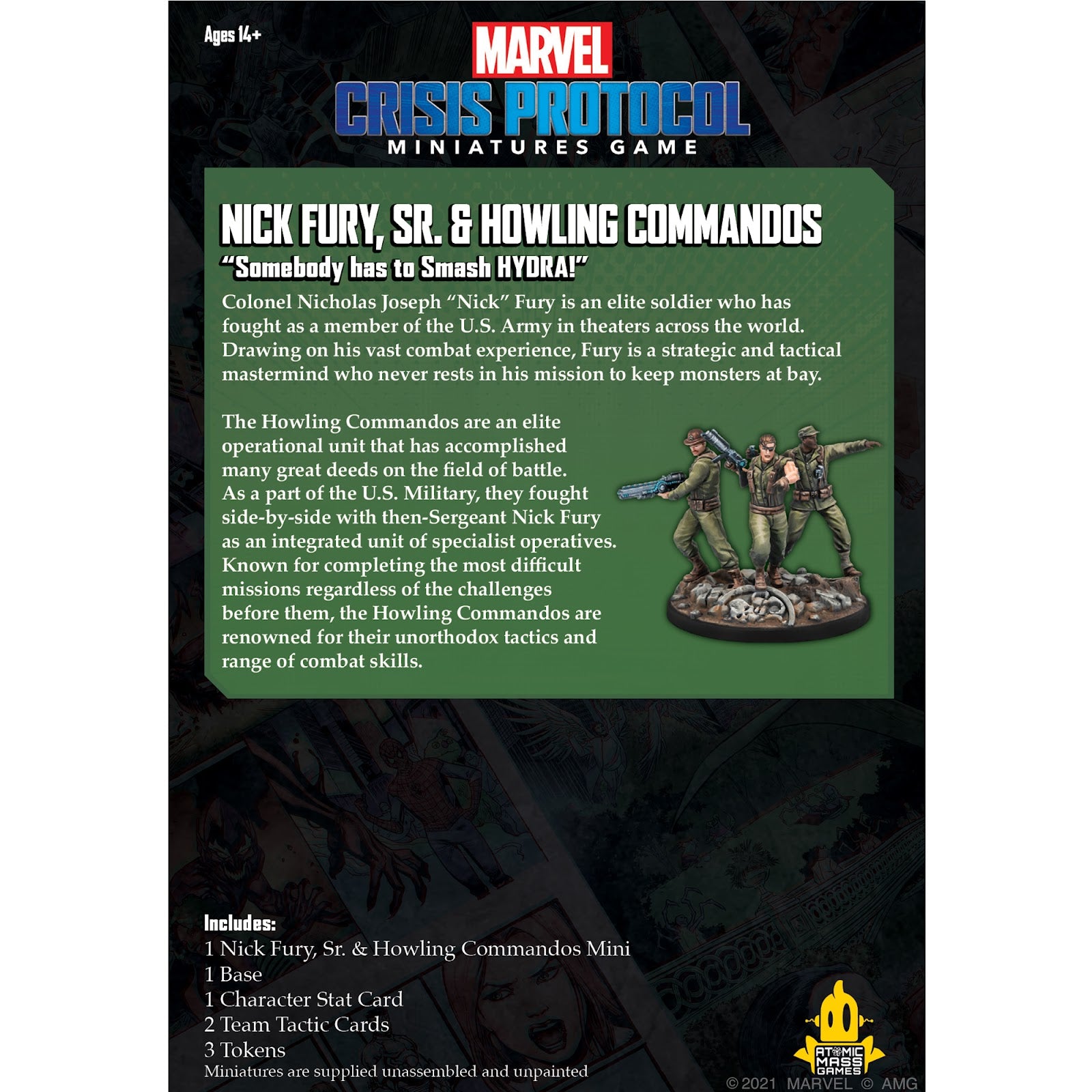 Marvel Crisis Protocol: Nick Fury, Sr. &amp; Howling Commandos