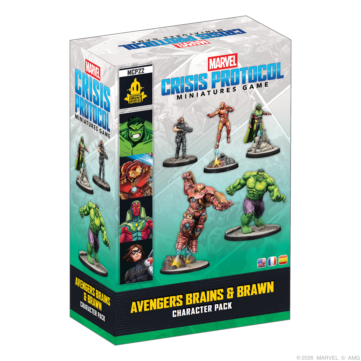 Marvel Crisis Protocol: Avengers Brains &amp; Brawn Character Pack