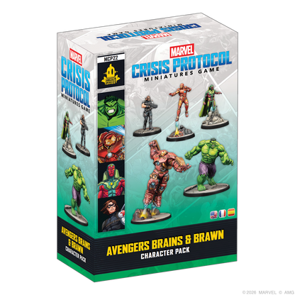 Marvel Crisis Protocol: Avengers Brains &amp; Brawn Character Pack