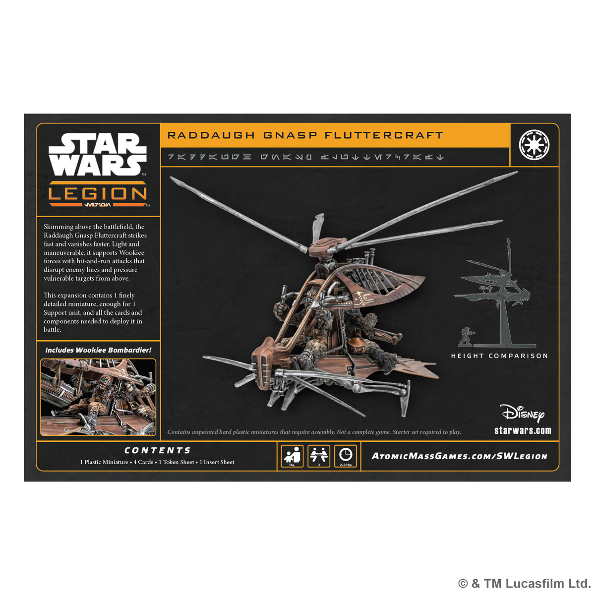 Star Wars Legion: Raddaugh Gnasp Fluttercraft