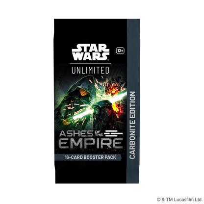 Star Wars Unlimited: Ashes of the Empire - Carbonite Booster Display