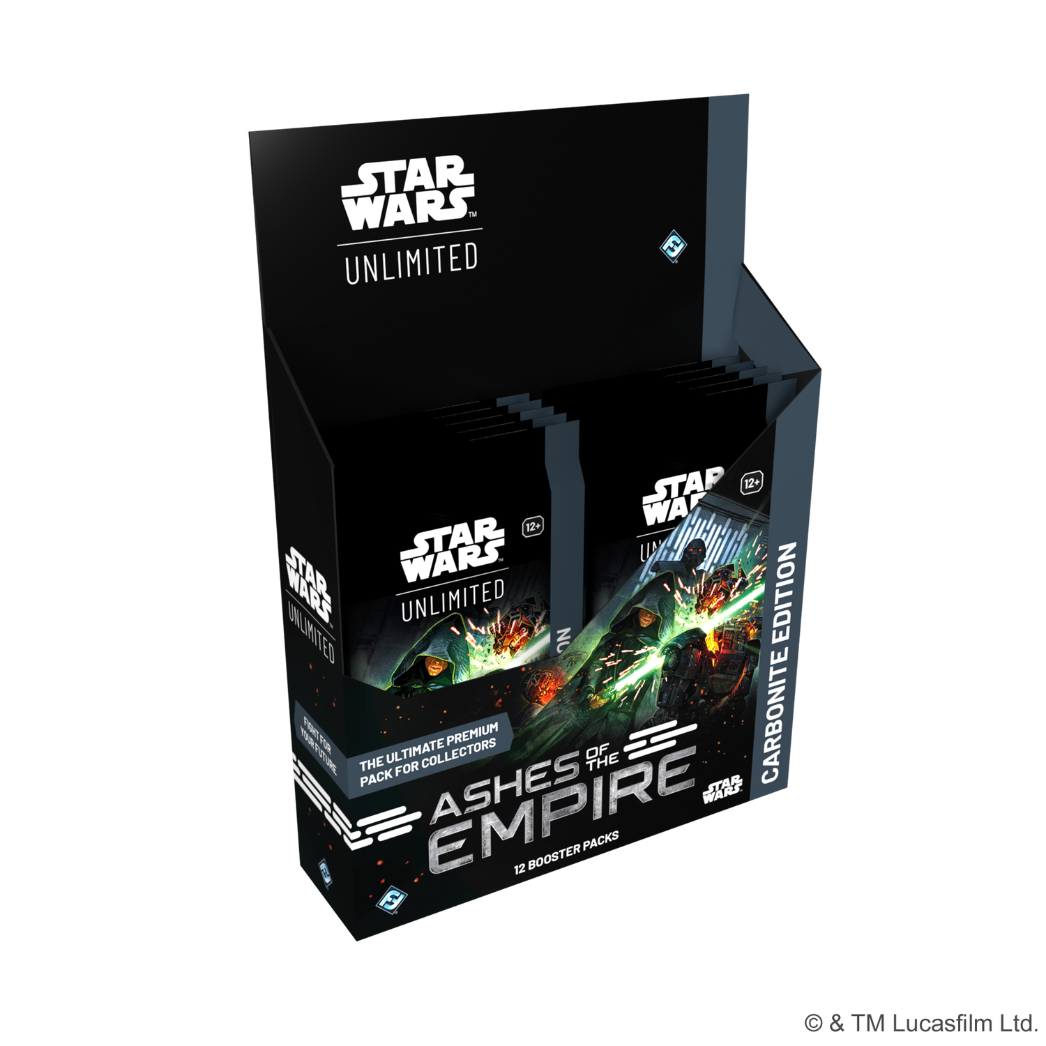 Star Wars Unlimited: Ashes of the Empire - Carbonite Booster Display