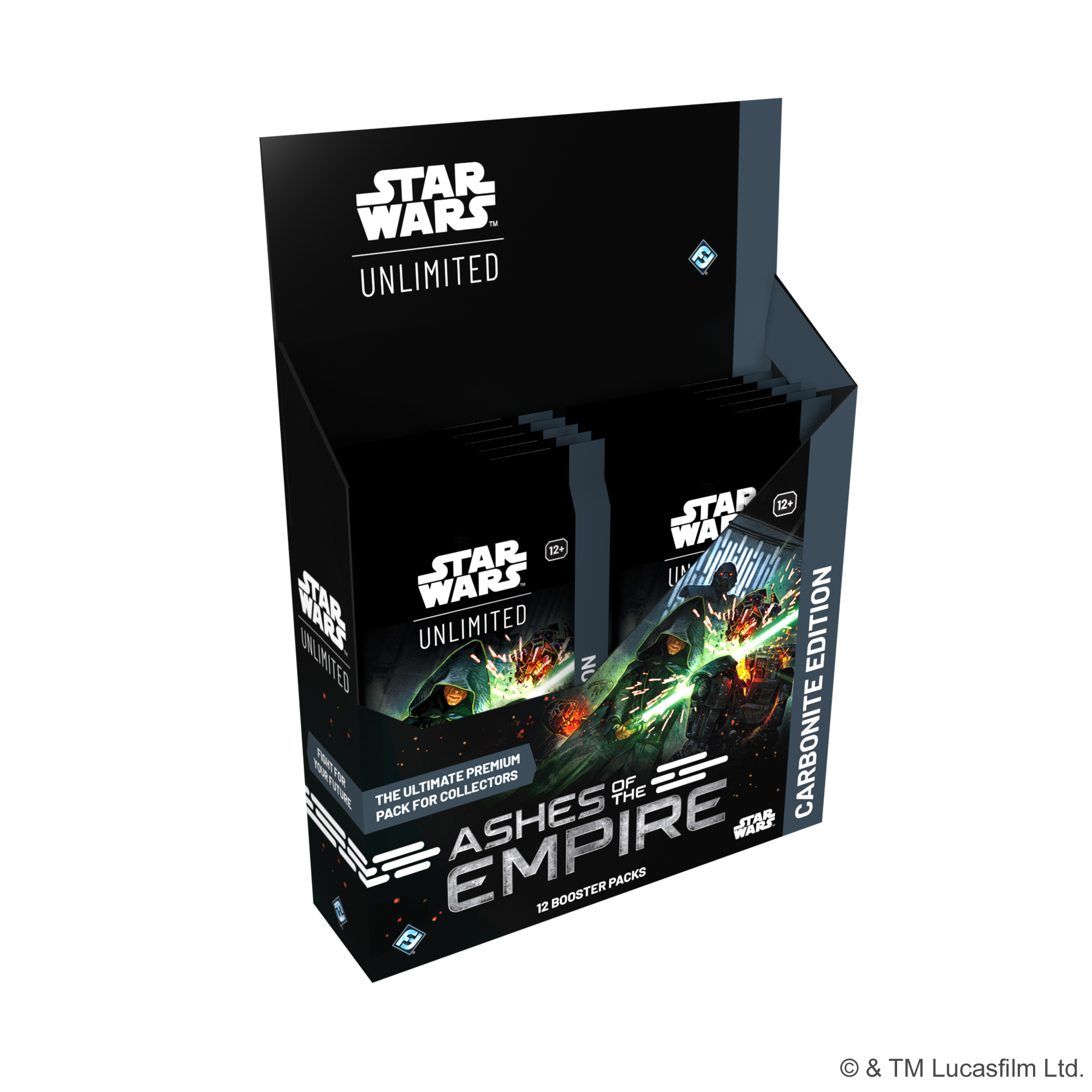 Star Wars Unlimited: Ashes of the Empire - Carbonite Booster Display