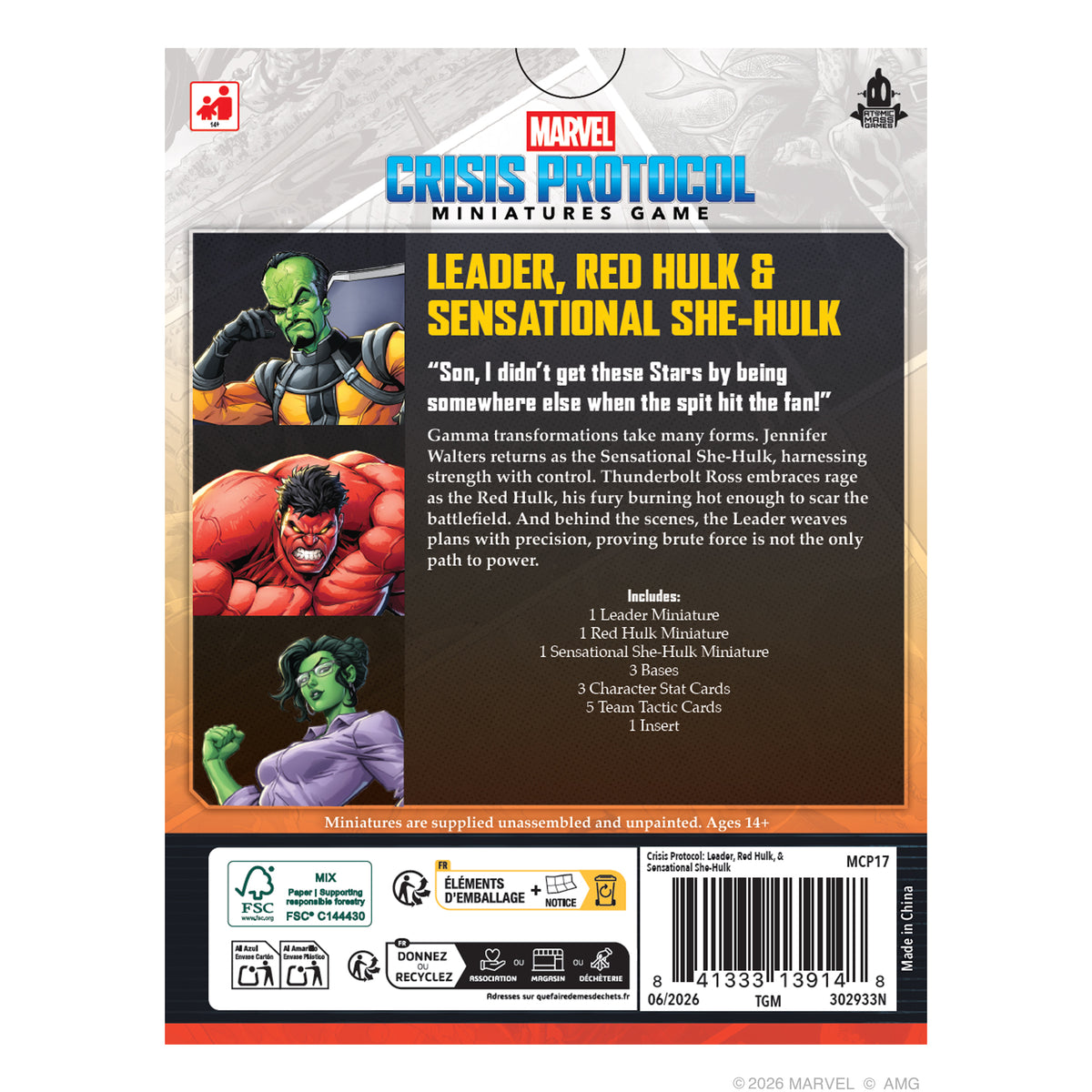 Marvel Crisis Protocol: Leader, Red Hulk &amp; Sensational She-Hulk