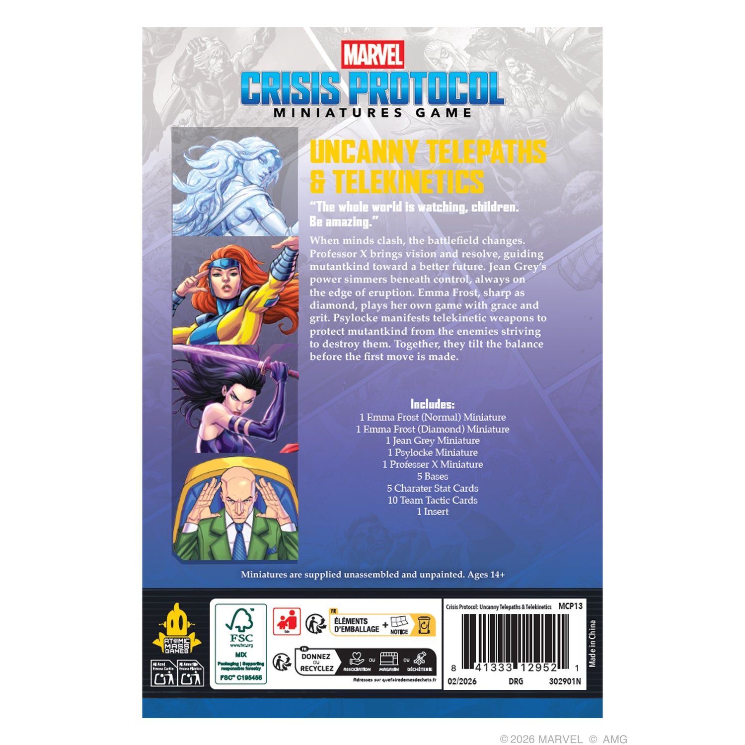 Marvel Crisis Protocol: Uncanny Telepaths &amp; Telekinetics
