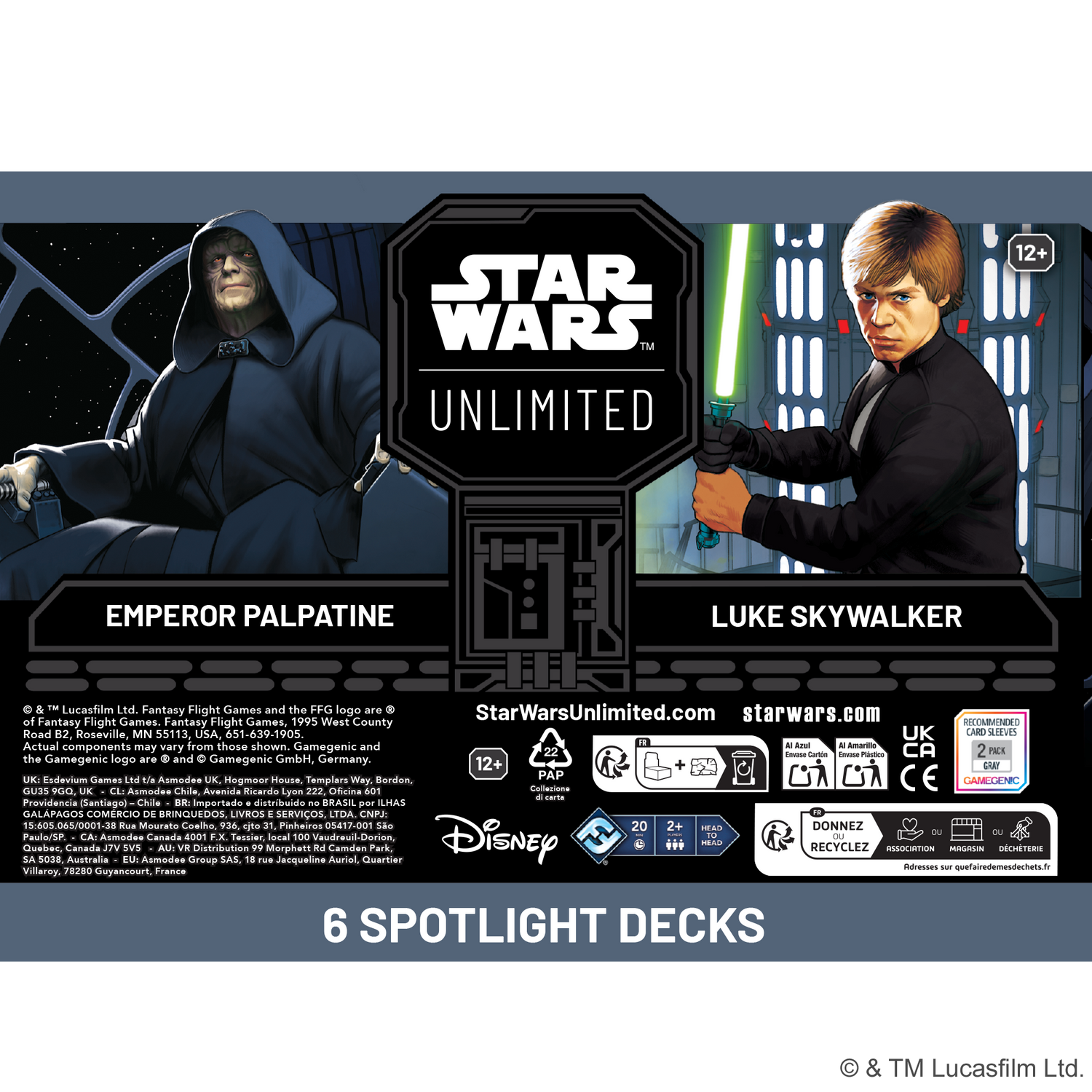 Star Wars Unlimited: Ashes of the Empire - Spotlight Deck Display
