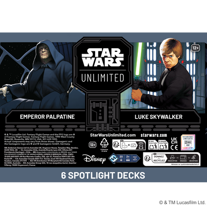 Star Wars Unlimited: Ashes of the Empire - Spotlight Deck Display