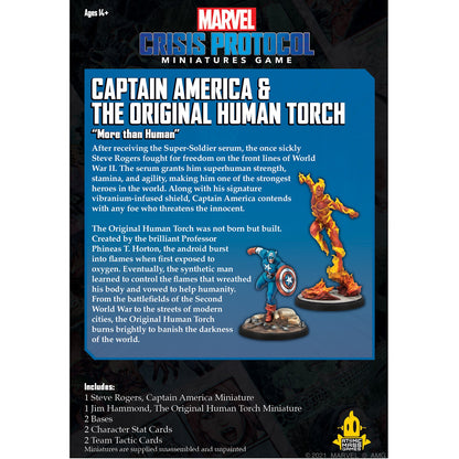 Marvel Crisis Protocol: Captain America &amp; The Original Human Torch