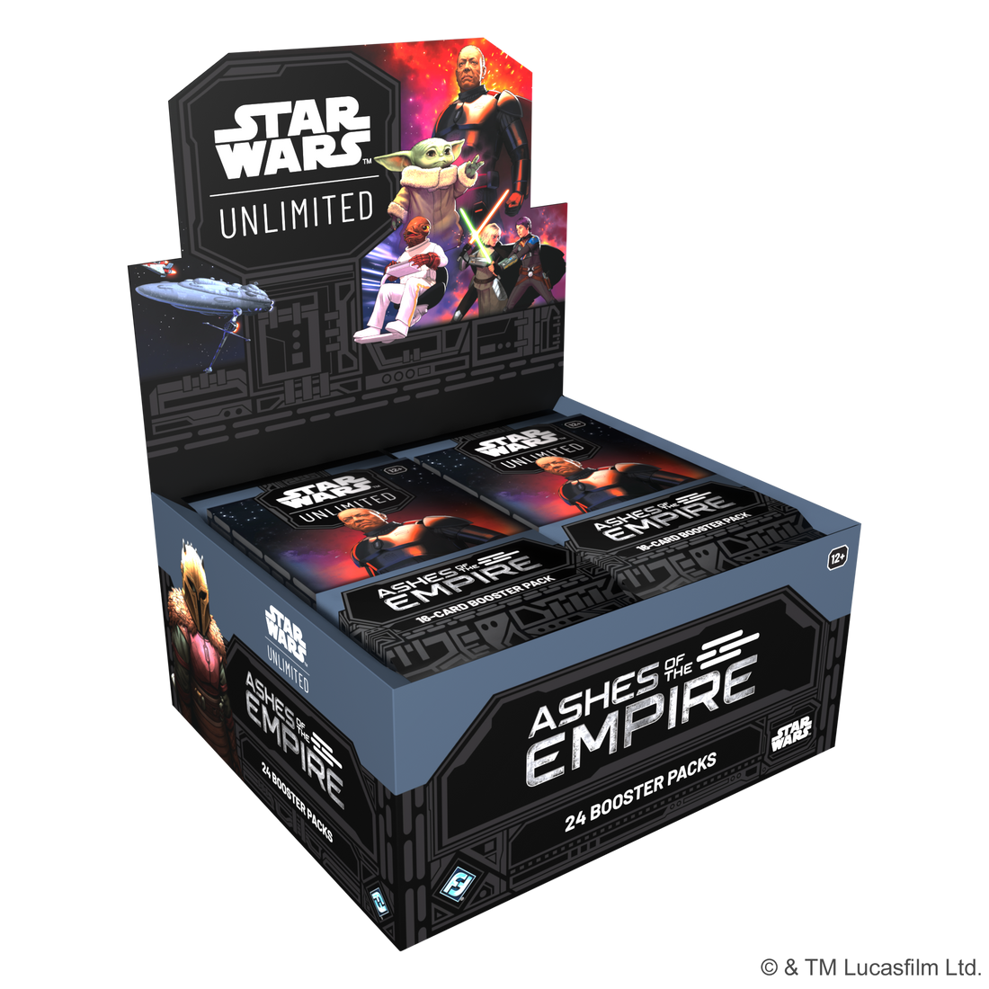 Star Wars Unlimited: Ashes of the Empire - Booster Display