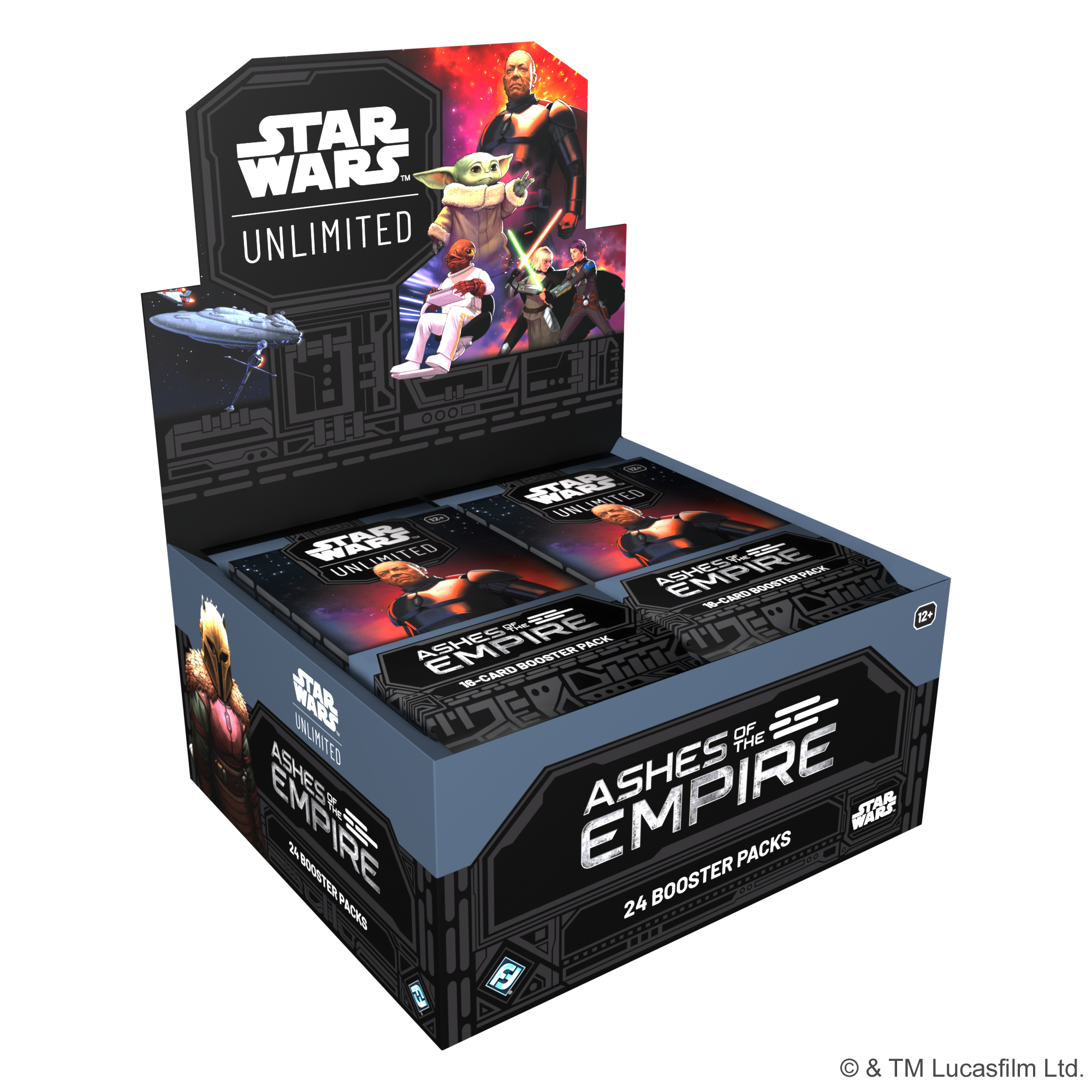 Star Wars Unlimited: Ashes of the Empire - Booster Display