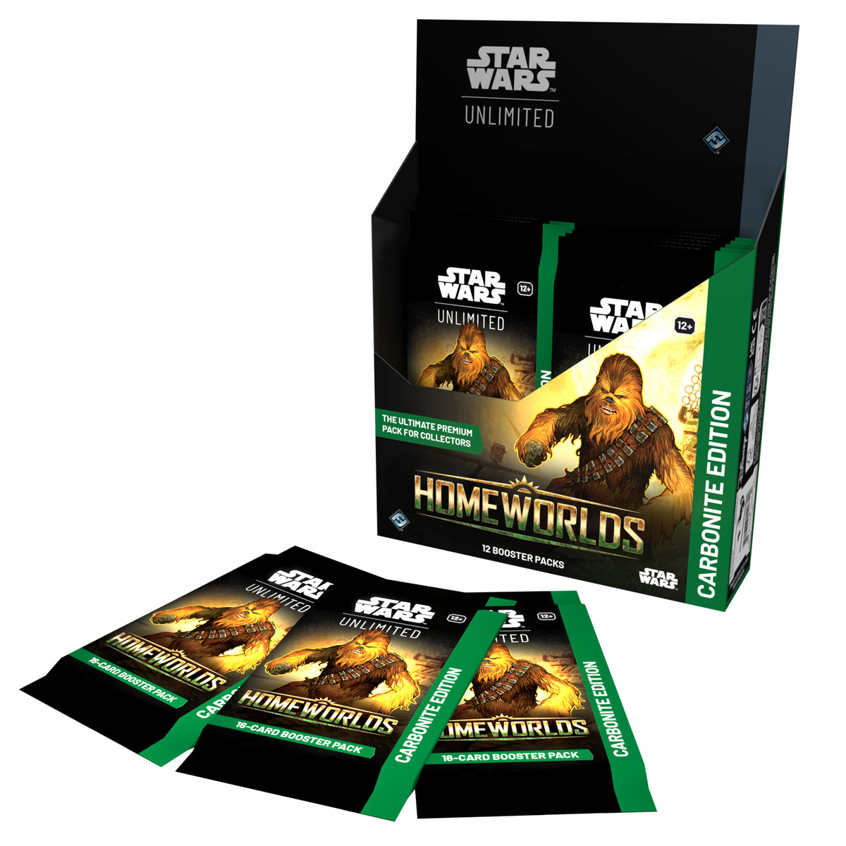 Star Wars Unlimited: Homeworlds - Carbonite Booster Display