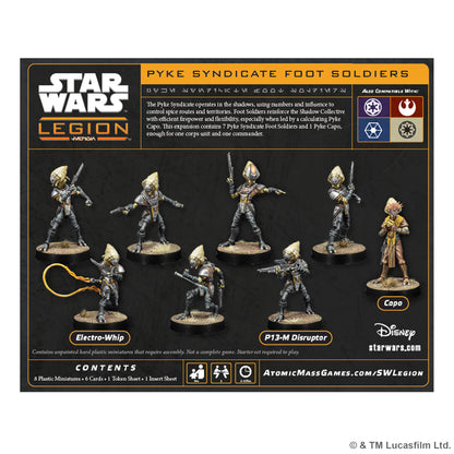 Star Wars Legion: Pyke Syndicate Foot Soliders