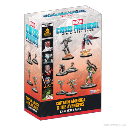 Marvel Crisis Protocol: Captain America &amp; The Avengers Character Pack