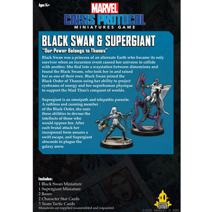 Marvel Crisis Protocol: Black Swan &amp; Supergiant