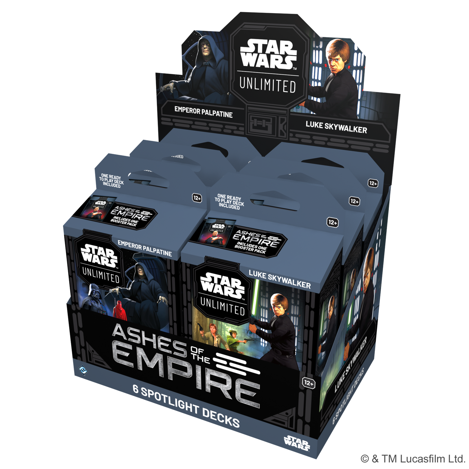 Star Wars Unlimited: Ashes of the Empire - Spotlight Deck Display