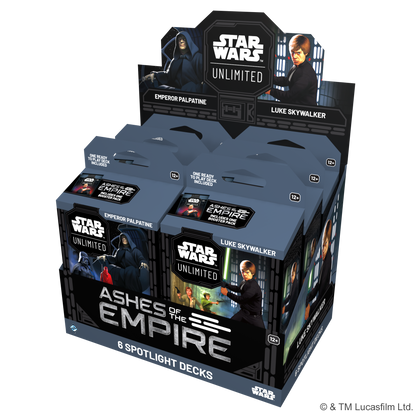Star Wars Unlimited: Ashes of the Empire - Spotlight Deck Display