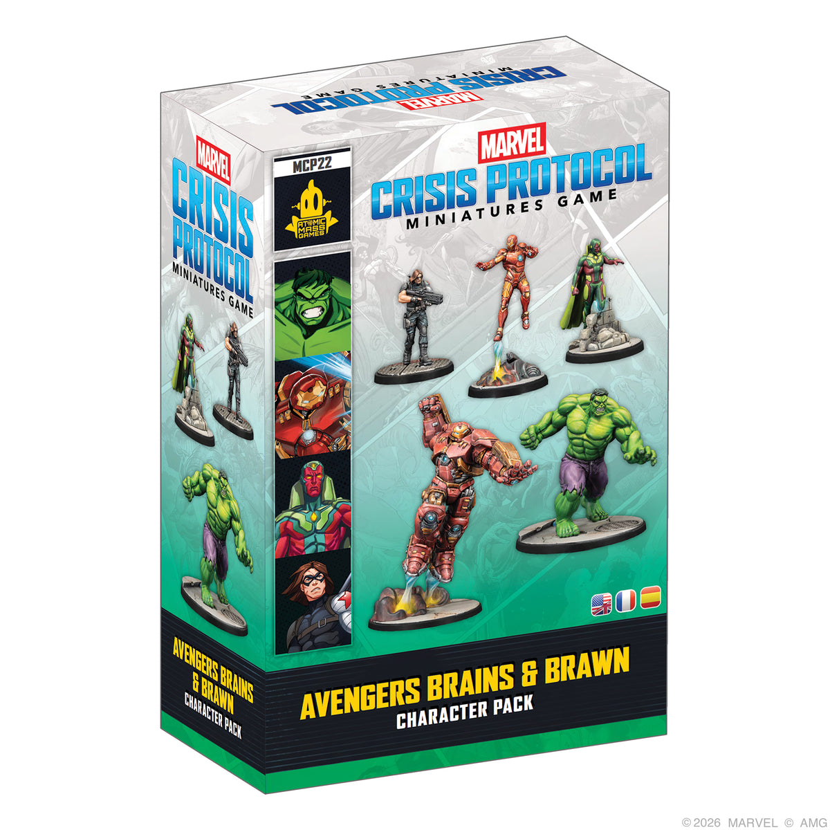 Marvel Crisis Protocol: Avengers Brains &amp; Brawn Character Pack