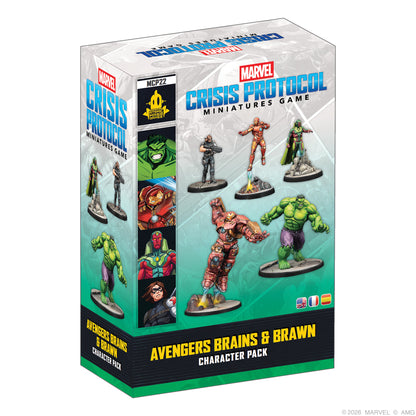 Marvel Crisis Protocol: Avengers Brains &amp; Brawn Character Pack