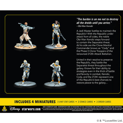 Star Wars Shatterpoint: Hello There - General Obi-Wan Kenobi Squad Pack