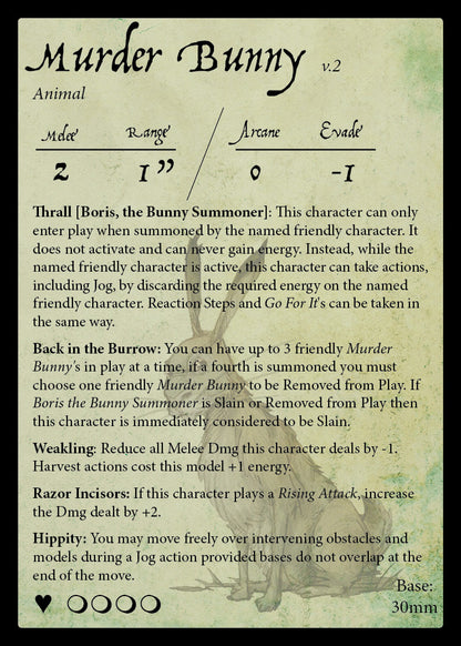 Moonstone: Boris the Bunny Summoner