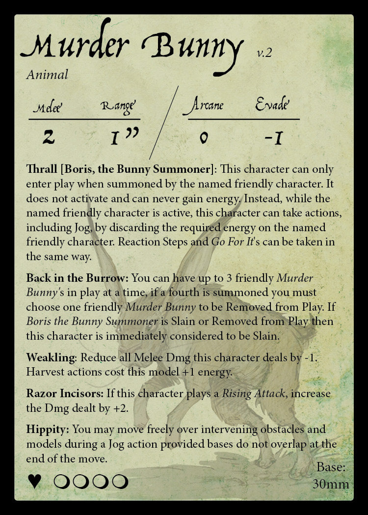 Moonstone: Boris the Bunny Summoner
