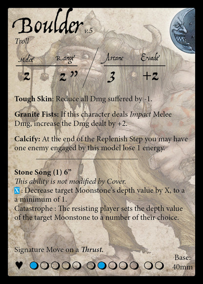 Moonstone: Boulder the Troll