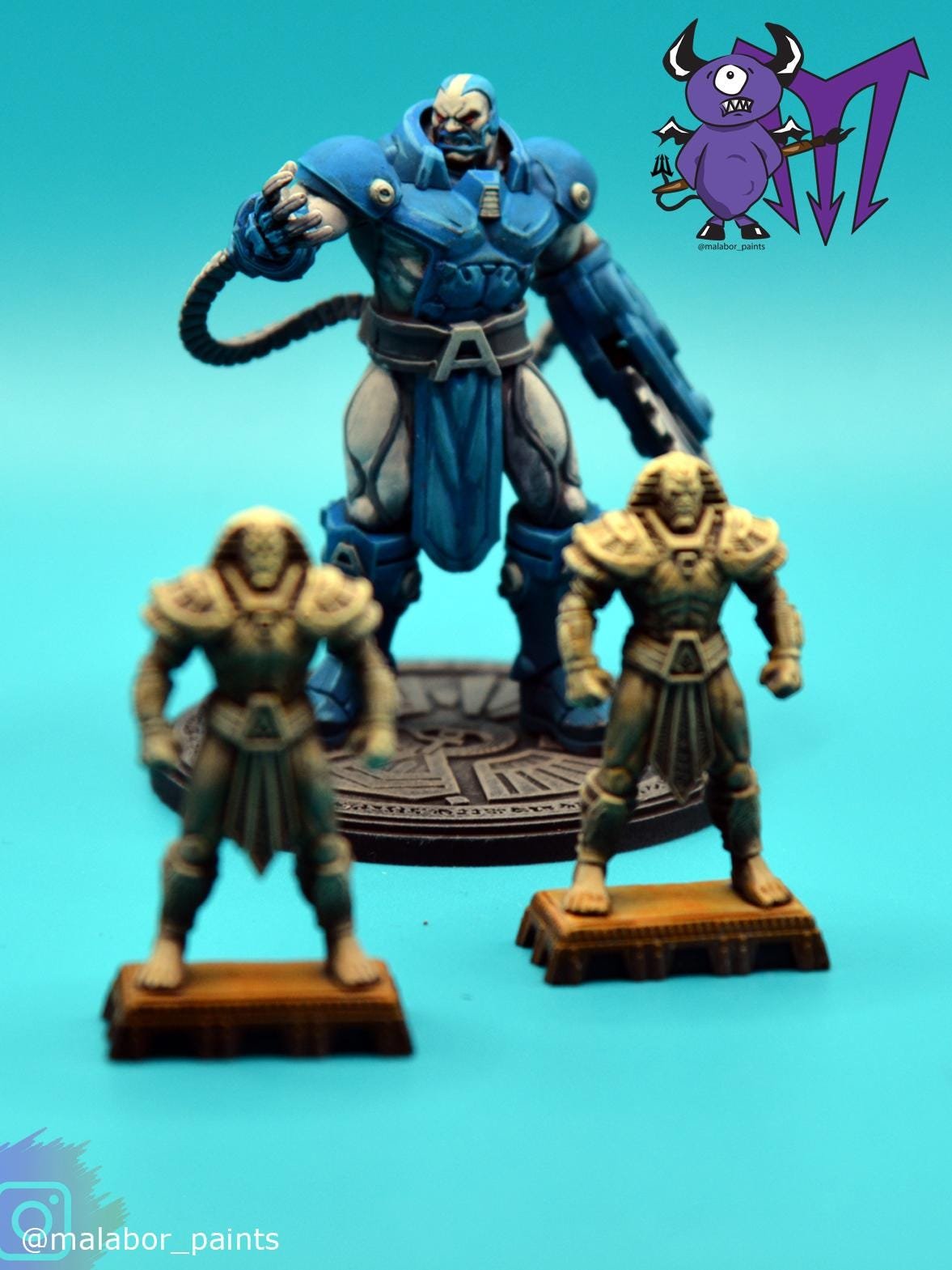 Fully painted Marvel Crisis Protocol: Apocalypse by Malabor Paints