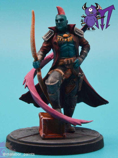 Fully painted Marvel Crisis Protocol: Yondu &amp; Nova by Malabor Paints