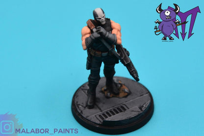 Fully painted Marvel Crisis Protocol: Earth&
