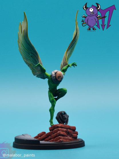 Fully painted Marvel Crisis Protocol: Electro &amp; Sandman &amp; Shocker &amp; Vulture by Malabor Paints