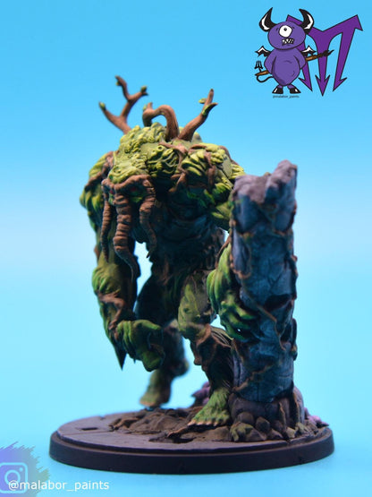 Fully painted Marvel Crisis Protocol: Elsa Bloodstone &amp; Man-Thing by Malabor Paints