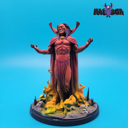 Fully painted Marvel Crisis Protocol: Mephisto by Malabor Paints