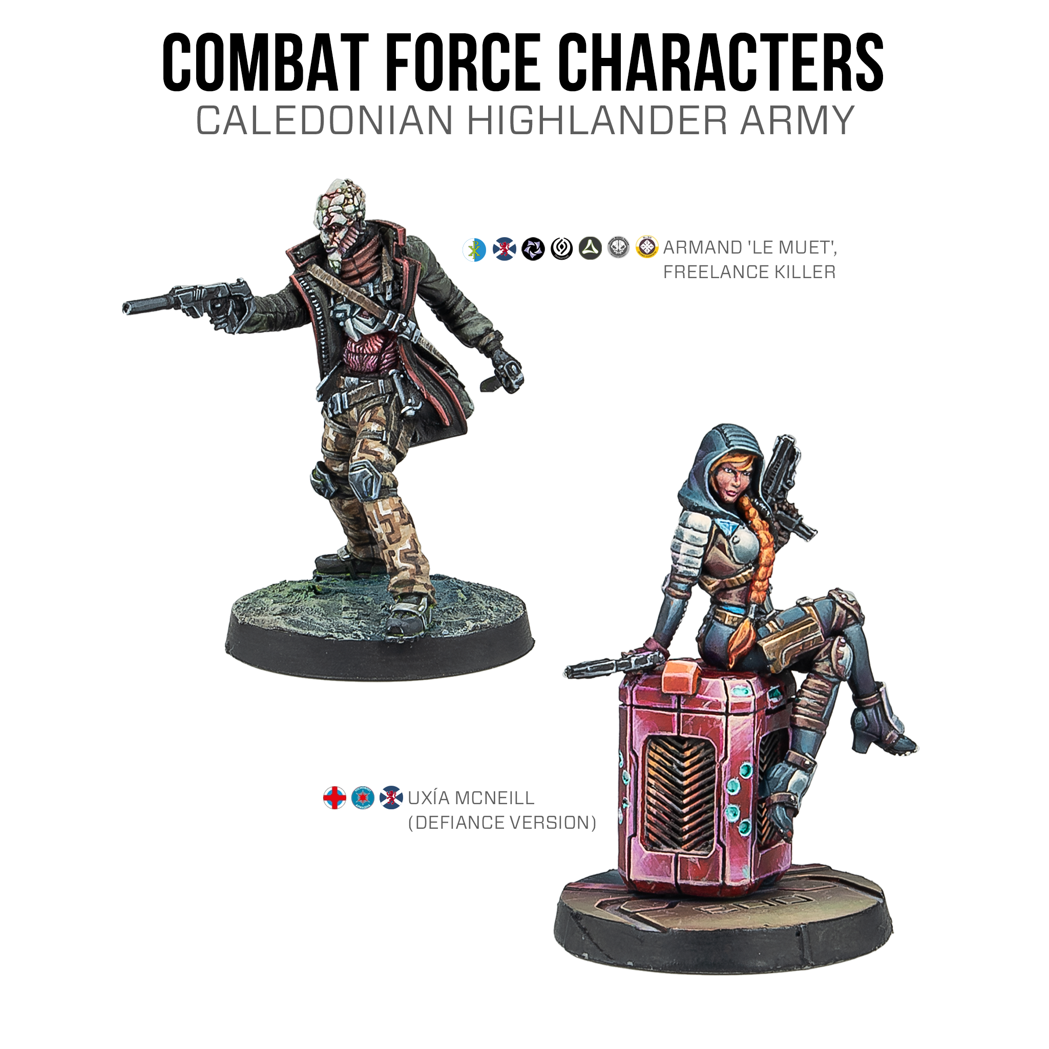 Infinity: Caledonian Combat Force Characters [LIMITED RELEASE]