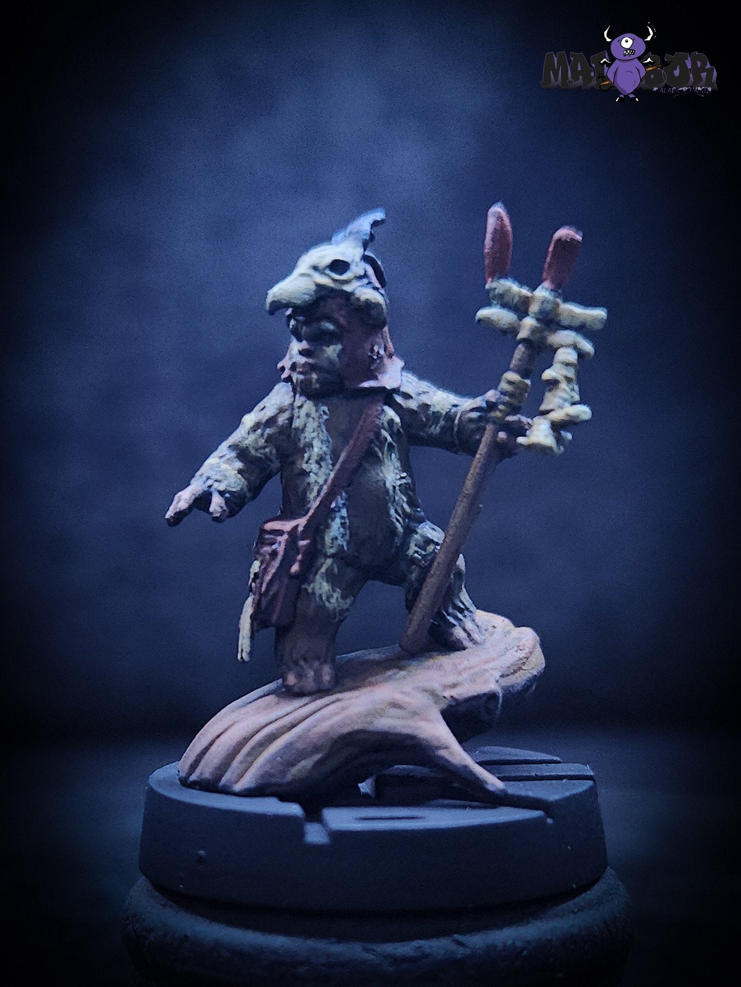 Fully painted Star Wars Legion: Logrey &amp; Wicket Commander Expansion by Malabor Paints