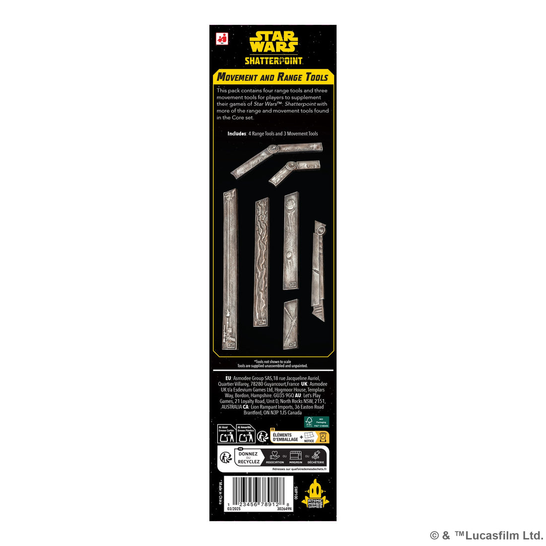 Star Wars Shatterpoint: Movement &amp; Range Tools