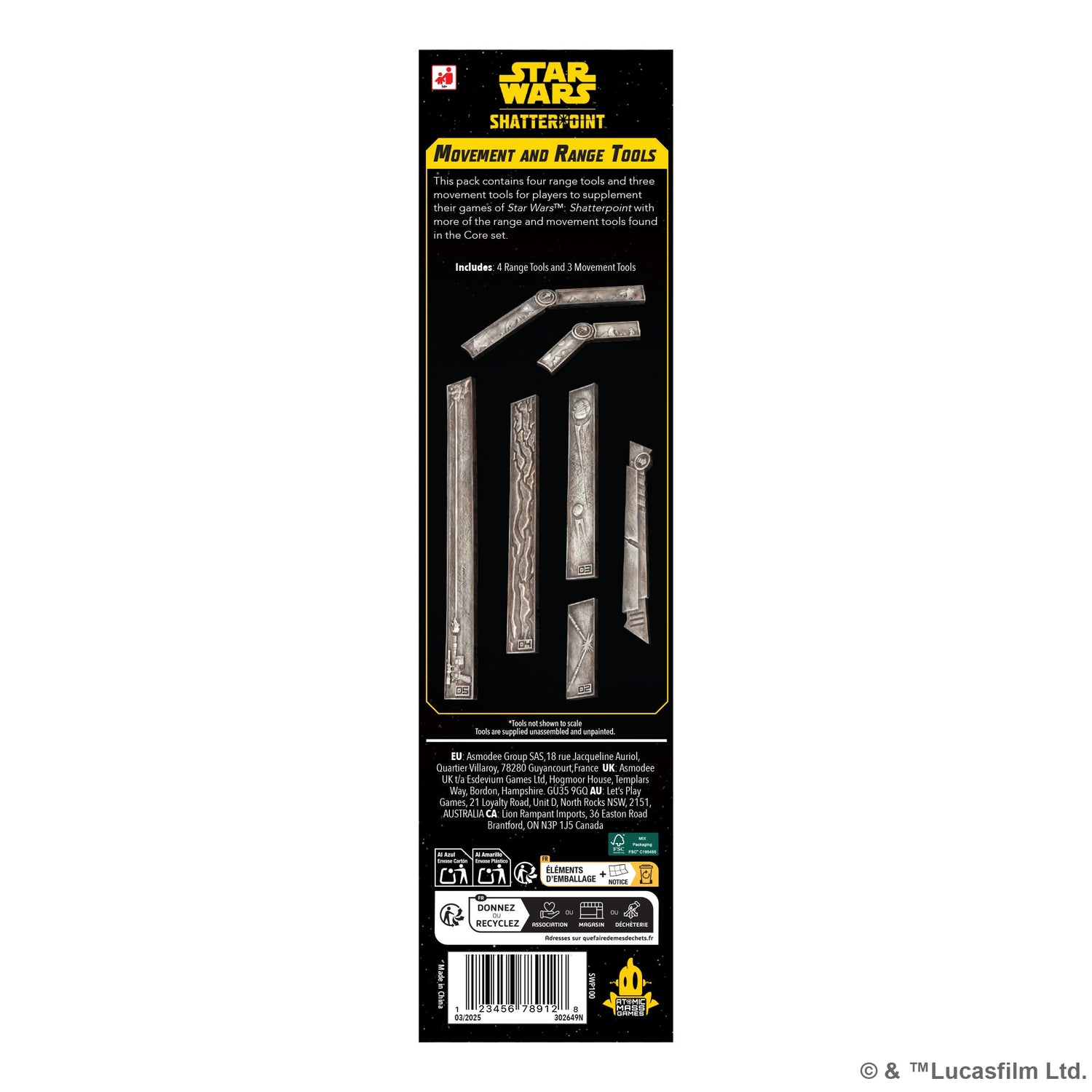 Star Wars Shatterpoint: Movement &amp; Range Tools