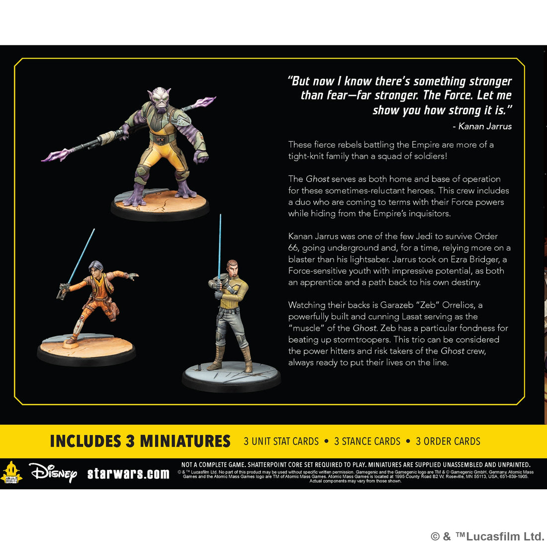 Star Wars Shatterpoint: Stronger Than Fear Squad Pack
