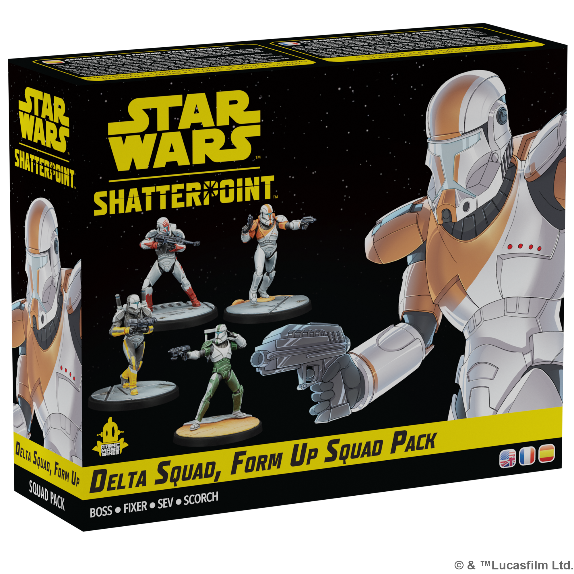 Star Wars: Shatterpoint - Delta Squad, Form Up Squad Pack
