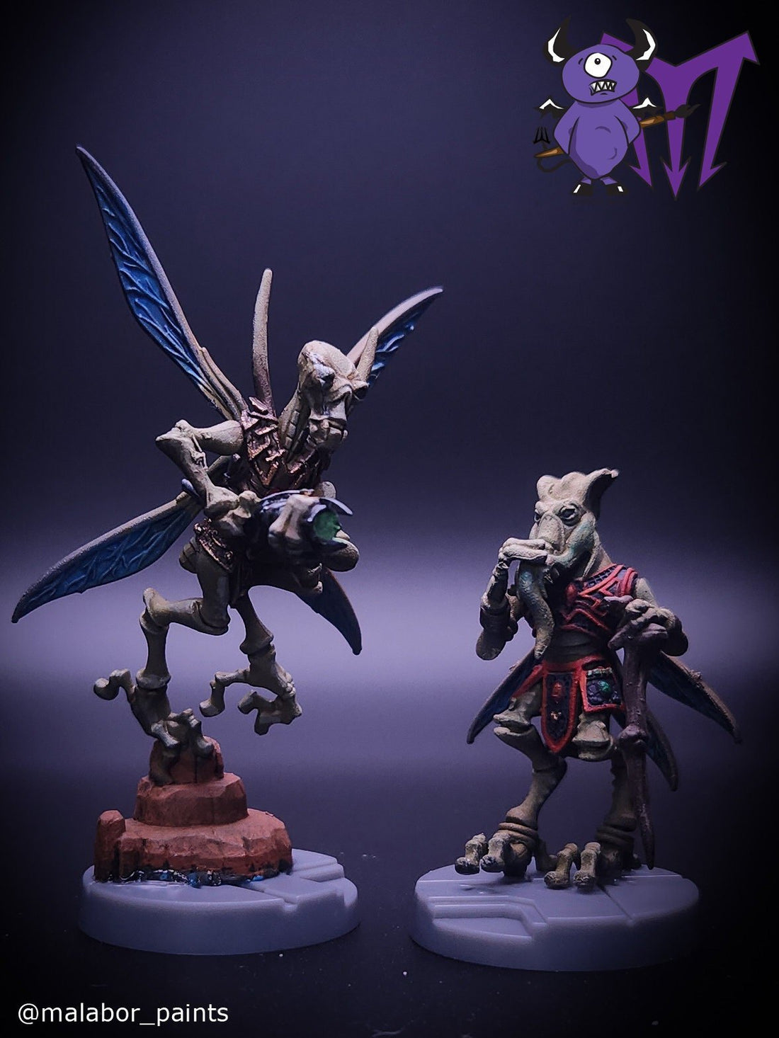 Fully painted Star Wars Legion: Poggle the Lesser &amp; Sun Fac by Malabor Paints