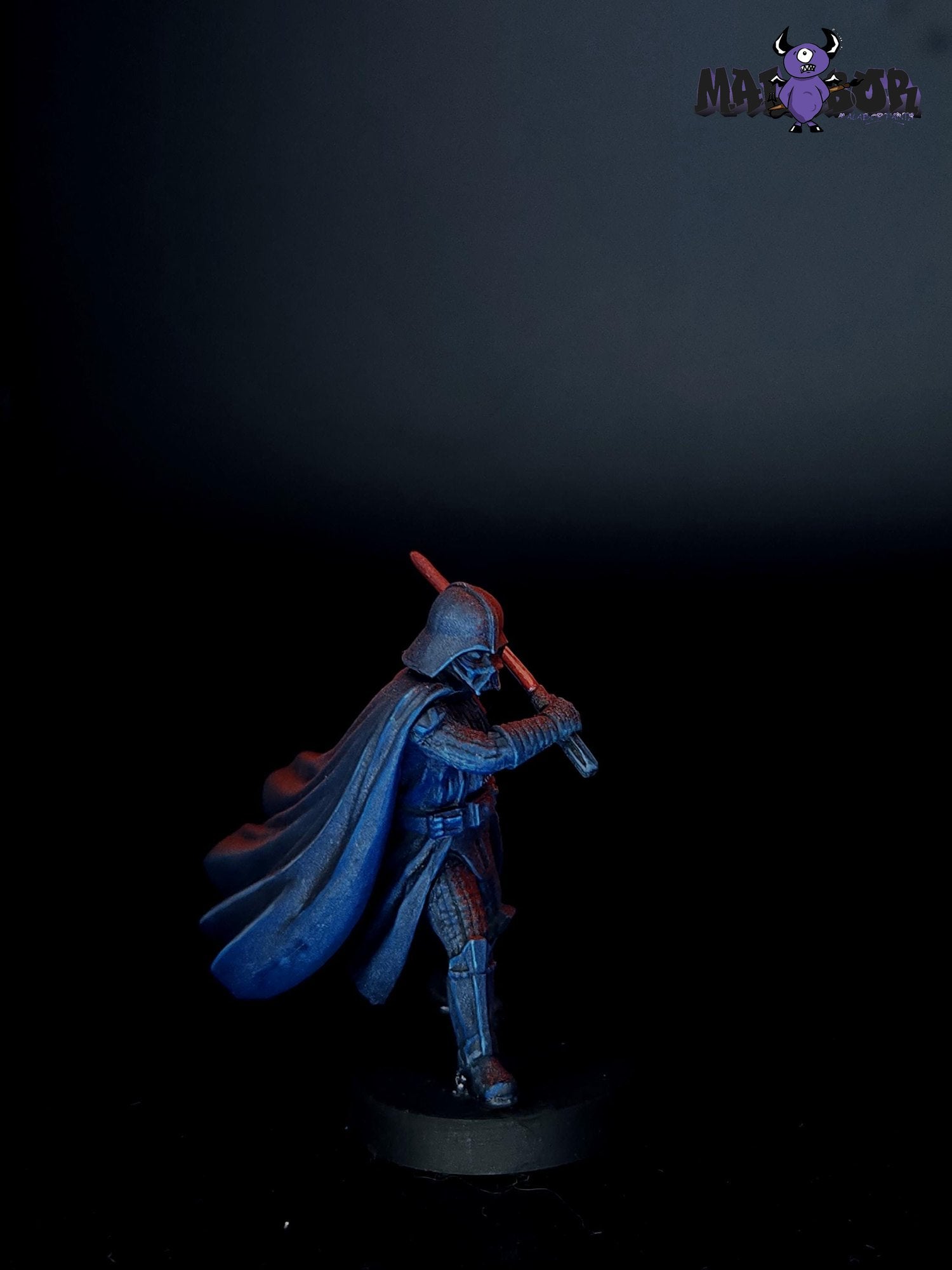 Fully painted Star Wars Legion: Darth Vader &amp; General Veers Character Expansion by Malabor Paints