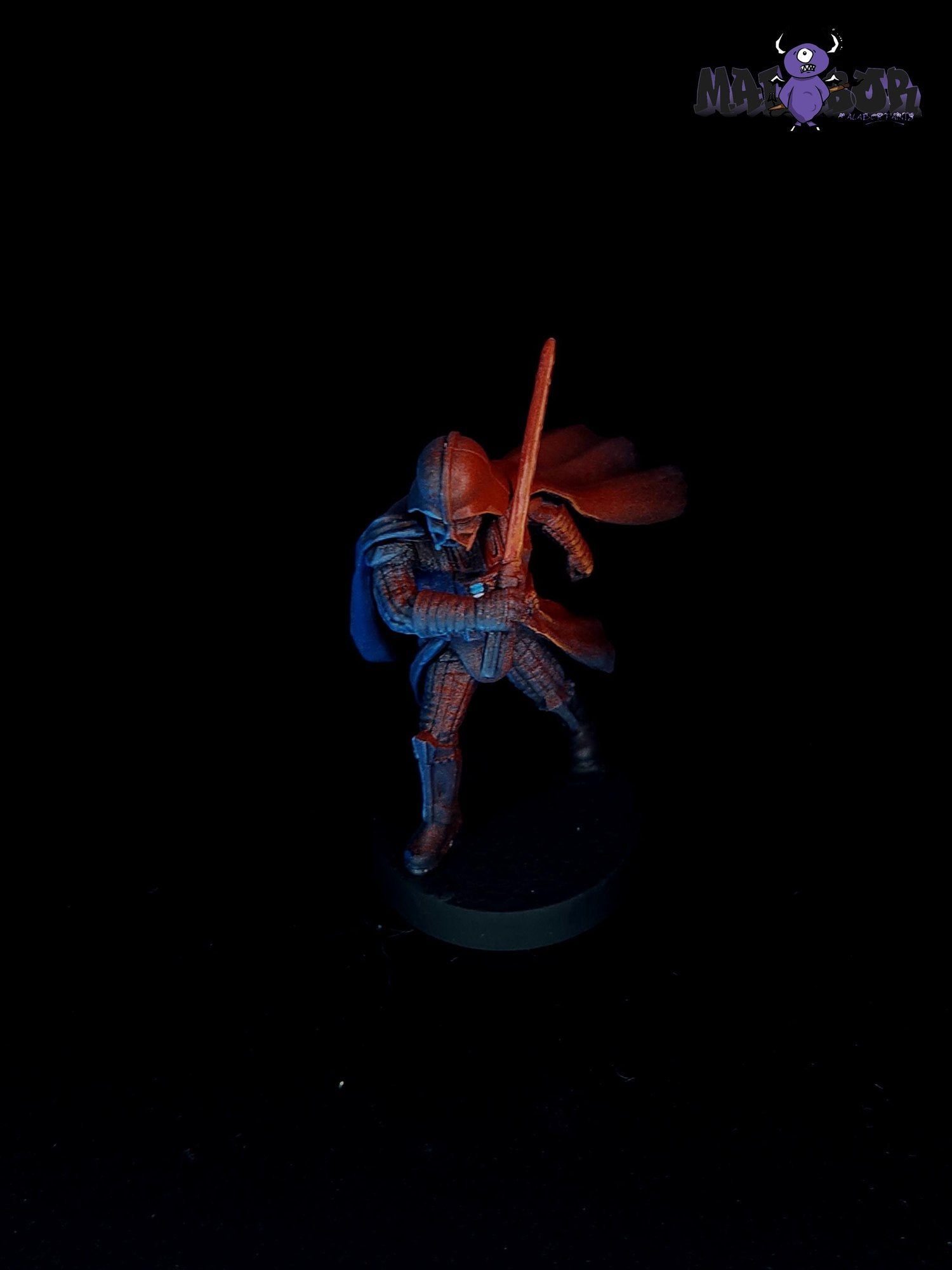 Fully painted Star Wars Legion: Darth Vader &amp; General Veers Character Expansion by Malabor Paints