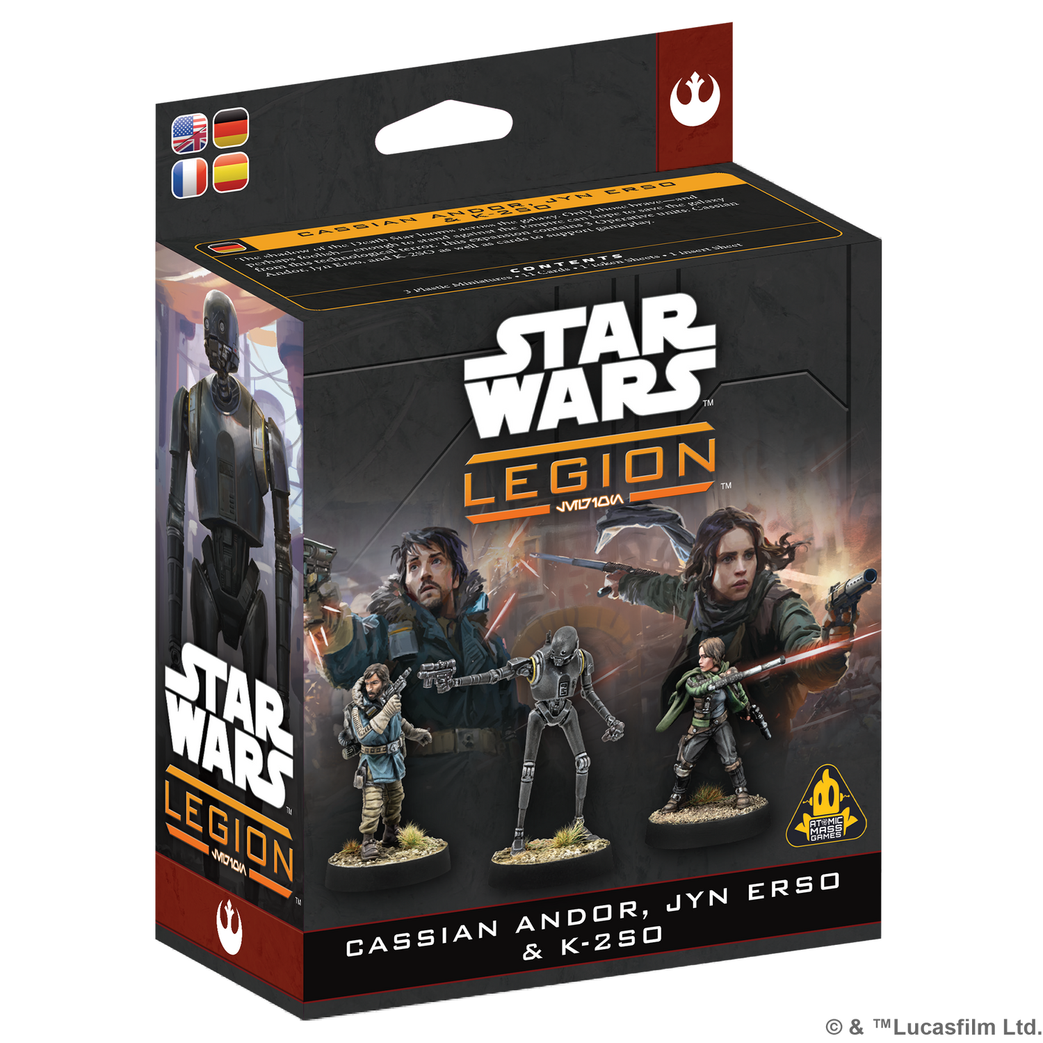 Star Wars Legion: Cassian Andor, Jyn Erso &amp; K-2SO